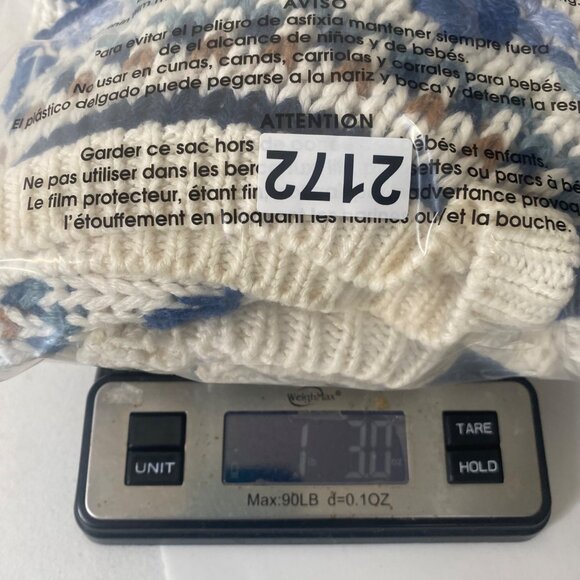 Vtg Huntington Ridge Hand‎ Knit Fair Isle Sweater M Pullover Nordic - Picture 9 of 9